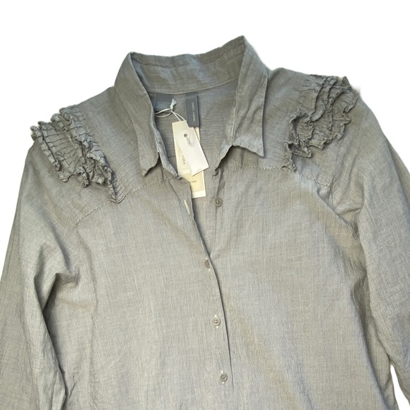 SIBEL SARAL Shirt Cotton Ruffle - Picture 2 of 12